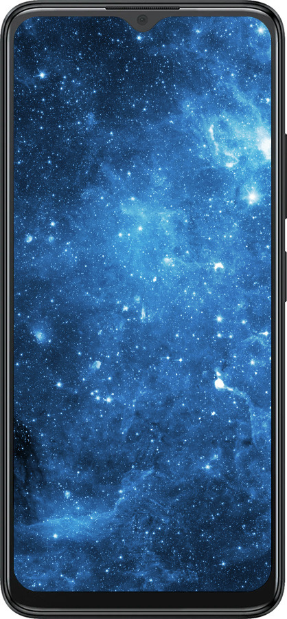 Силиконовый чехол Звёздное небо для ZTE Blade A34 - 167u-3989 изображение 