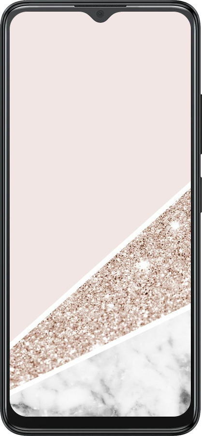 Силіконовий чехол Пастельний мармур для ZTE Blade A34 - 4342u-3989 изображение 