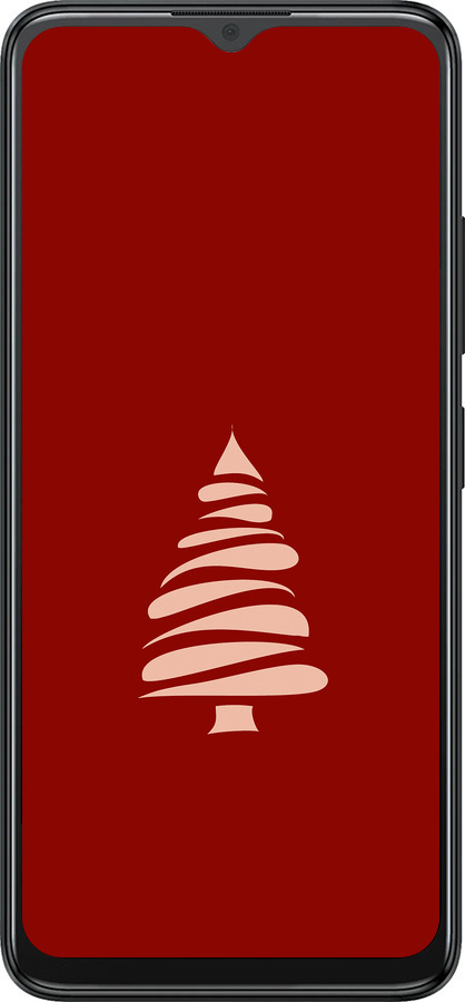 Силиконовый чехол Новогодний 15 для ZTE Blade A34 - 4628u-3989 изображение 