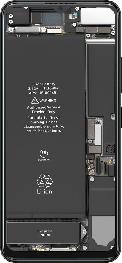 Силиконовый чехол Детали смартфона для ZTE Blade A34 - 5487u-3989 изображение 