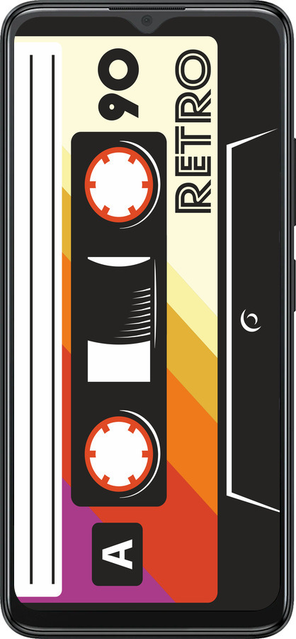 Силиконовый чехол Кассета с90 v4 для ZTE Blade A34 - 5532u-3989 изображение 