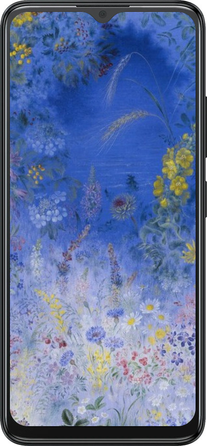 Силиконовый чехол Билокур для ZTE Blade A34 - 5908u-3989 изображение 