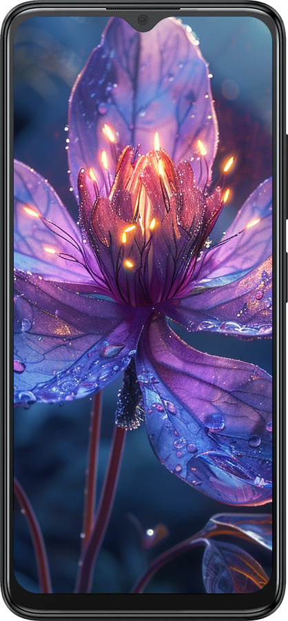 Силіконовий чехол Магічна квітка для ZTE Blade A34 - 6038u-3989 изображение 