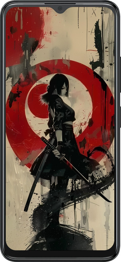 Силіконовий чехол Бойове мистецтво для ZTE Blade A34 - 6126u-3989 изображение 