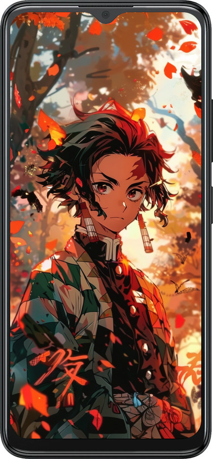 Силиконовый чехол Tanjiro для ZTE Blade A34 - 6130u-3989 изображение 