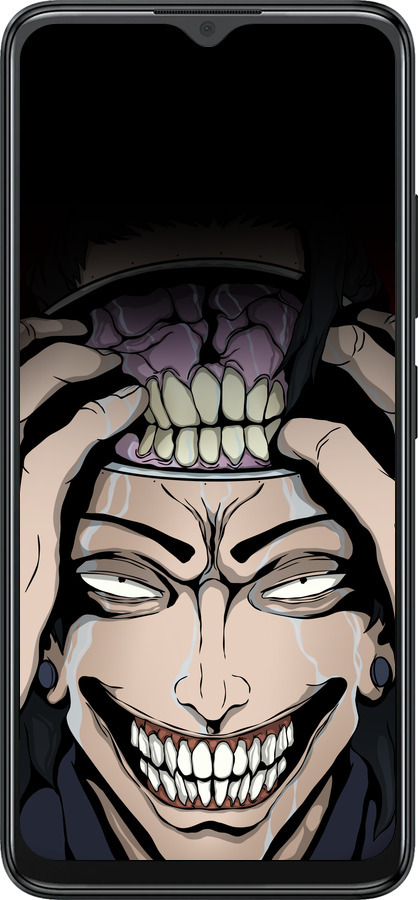 Силиконовый чехол Магическая Битва Kenjaku для ZTE Blade A34 - 6151u-3989 изображение 