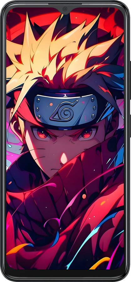 Силиконовый чехол Наруто для ZTE Blade A34 - 6274u-3989 изображение 