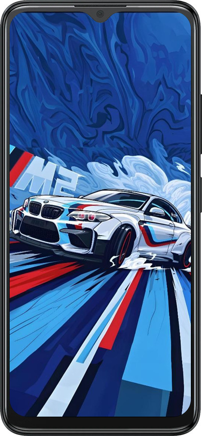 Силиконовый чехол БМВ для ZTE Blade A34 - 6292u-3989 изображение 