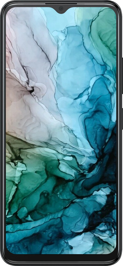 Силиконовый чехол С красочной абстрактной картиной Соленые берега для ZTE Blade A34 - 6405u-3989 изображение 