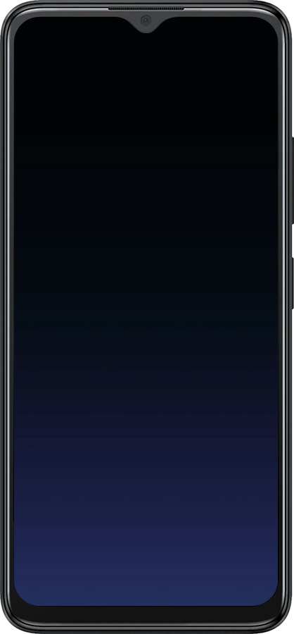 Силіконовий чехол Градієнт у темно-синьому стилі для ZTE Blade A34 - 6542u-3989 изображение 