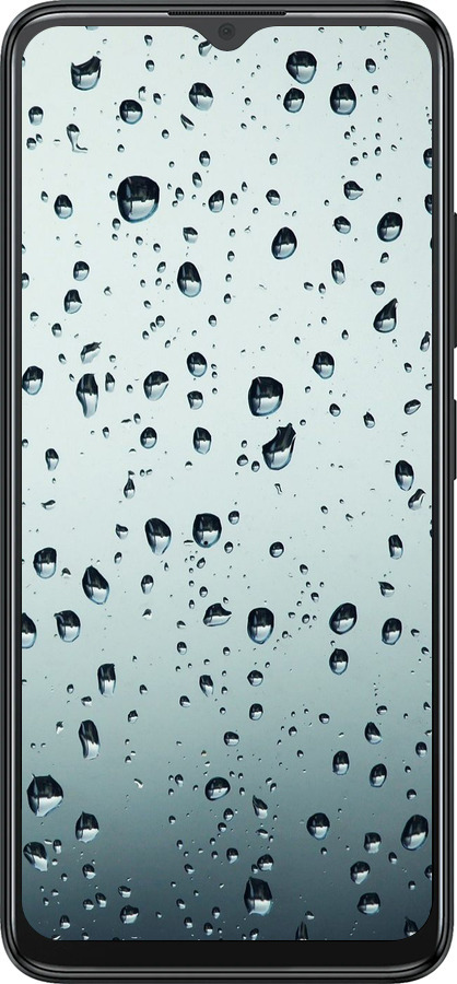 Силиконовый чехол Стекло в каплях для ZTE Blade A34 - 848u-3989 изображение 