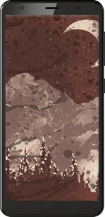 Силиконовый чехол С изображением лунного пейзажа в ночном лесу для ZTE Blade A5 2019 - 6546u-2109 изображение 