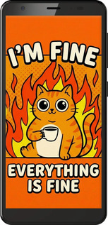 Силіконовий чехол Funny Cat для ZTE Blade A5 2019 - 6786u-2109 изображение 