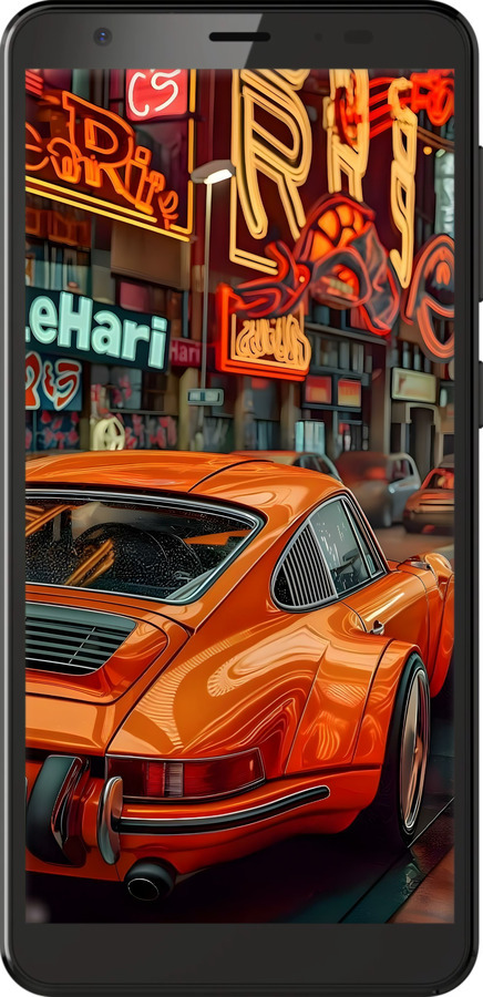 Силиконовый чехол Порше для ZTE Blade A5 2019 - 6334u-2109 изображение 
