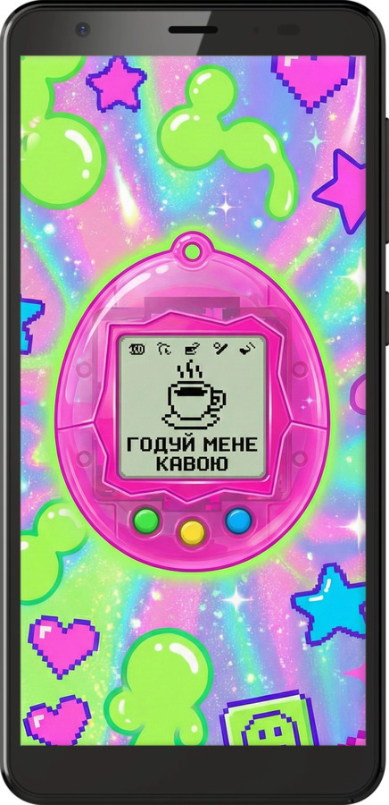 Силіконовий чехол Y2K Aesthetic Retro Pet: Годуй мене кавою для ZTE Blade A5 2019 - 6784u-2109 изображение 