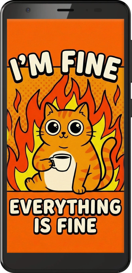 Силіконовий чехол Funny Cat для ZTE Blade A5 2019 - 6786u-2109 изображение 