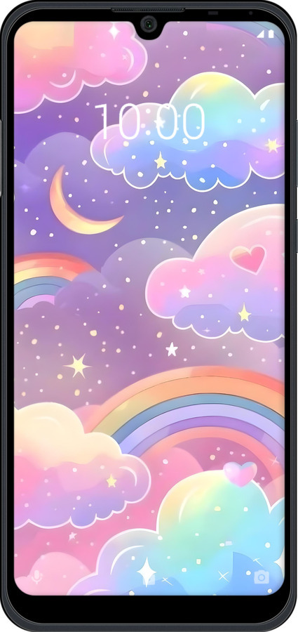 TPU чехол Облака и радуга для ZTE Blade A5 2020 - 6312b-2111 изображение 
