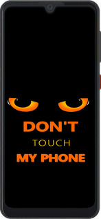 Силиконовый чехол Don't touch the phone для ZTE Blade A7 2019 - 4261u-2110 изображение 