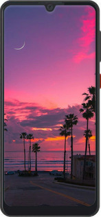 Силиконовый чехол Пальмы для ZTE Blade A7 2019 - 5873u-2110 изображение 