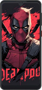 Силиконовый чехол Дедпул для ZTE Blade A7 2019 - 6293u-2110 изображение 