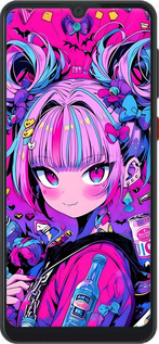 Силиконовый чехол Аниме милаха для ZTE Blade A7 2019 - 6314u-2110 изображение 