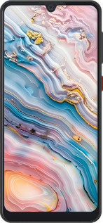 Силиконовый чехол Мрамор красивый для ZTE Blade A7 2019 - 6376u-2110 изображение 