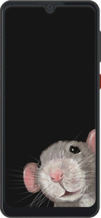Силиконовый чехол The Peeking Rat для ZTE Blade A7 2019 - 6442u-2110 изображение 