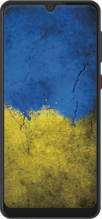 Силиконовый чехол Флаг Украины 2 для ZTE Blade A7 2019 - 401u-2110 изображение 