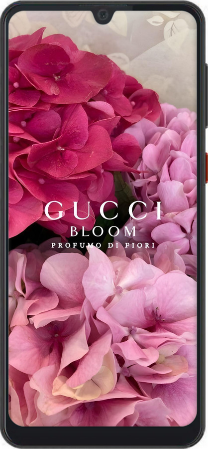 Силиконовый чехол Гучи для ZTE Blade A7 2019 - 6341u-2110 изображение 