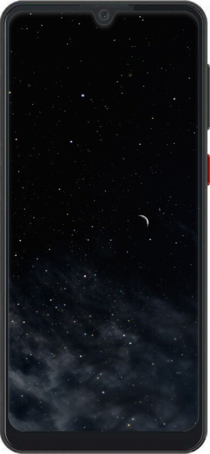 Силіконовий чехол Нічне небо для ZTE Blade A7 2019 - 6451u-2110 изображение 
