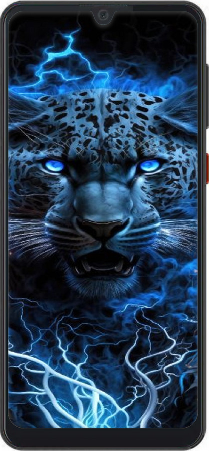 Силіконовий чехол Крижаний леопард для ZTE Blade A7 2019 - 6460u-2110 изображение 