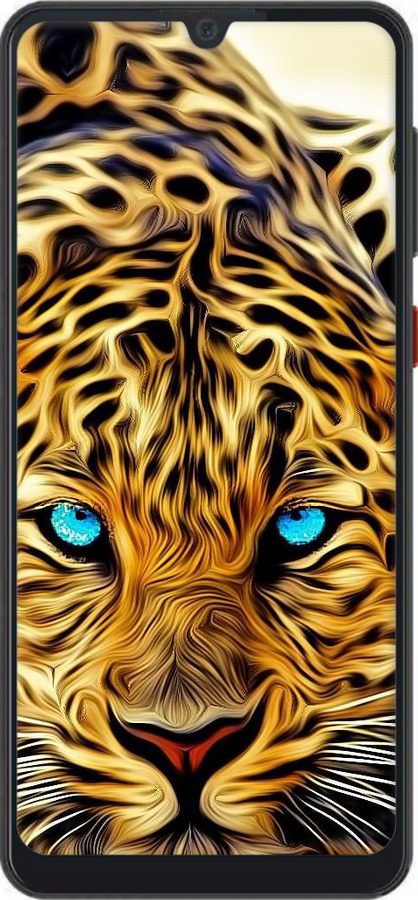 Силиконовый чехол Леопард для ZTE Blade A7 2019 - 6611u-2110 изображение 