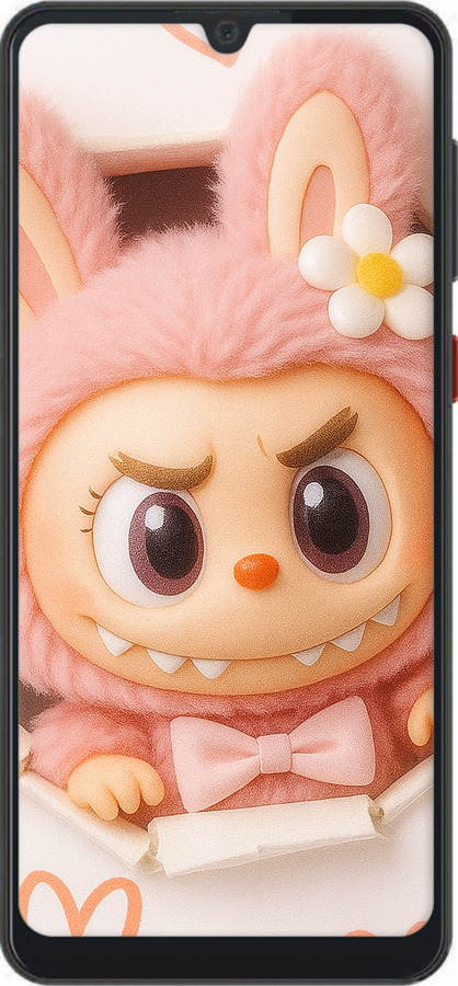 Силиконовый чехол Лабубу 2 для ZTE Blade A7 2019 - 6710u-2110 изображение 