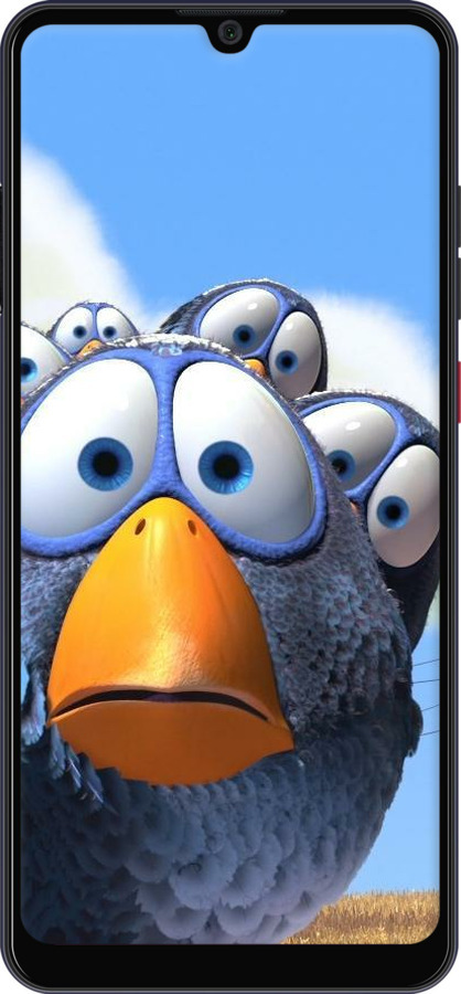 Силиконовый чехол Angry Birds для ZTE Blade A7 2020 - 6008u-2108 изображение 