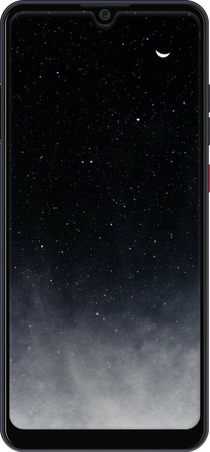 Силиконовый чехол Сині хмари, Синій місяць для ZTE Blade A7 2020 - 6396u-2108 изображение 