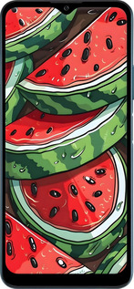 Силиконовый чехол Арбуз для ZTE Blade A71 - 6315u-2523 изображение 