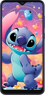 Силиконовый чехол Стич 2 для ZTE Blade A7S 2020 - 6371u-2454 изображение 