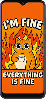 Силиконовый чехол Funny Cat для ZTE Blade A7S 2020 - 6786u-2454 изображение 