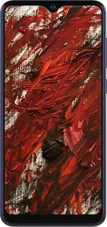 Силиконовый чехол Абстрактная композиция в красных тонах для ZTE Blade A7S 2020 - 6541u-2454 изображение 