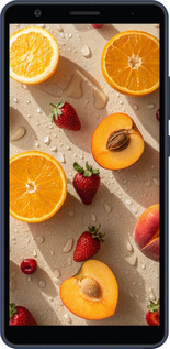 Силиконовый чехол Фрукты 3 для ZTE Blade L210 - 6703u-2453 изображение 