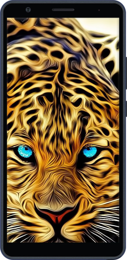 Силиконовый чехол Леопард для ZTE Blade L210 - 6611u-2453 изображение 
