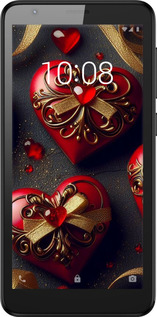 Силіконовий чехол Сердечки v4 для ZTE Blade L8 - 5834u-2448 изображение 