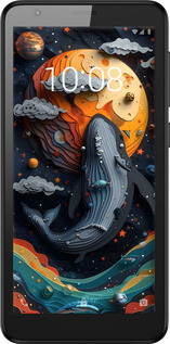 Силіконовий чехол Кит у космосі для ZTE Blade L8 - 6328u-2448 изображение 