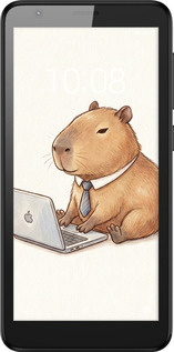 Силіконовий чехол Funny Capybara CEO Working для ZTE Blade L8 - 6777u-2448 изображение 