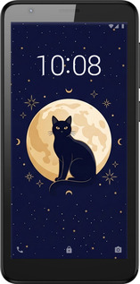 Силіконовий чехол Cute Cat Celestial/Witchy для ZTE Blade L8 - 6787u-2448 изображение 