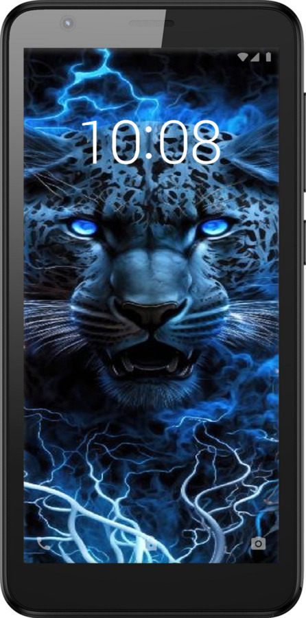 Силиконовый чехол Ледяной леопард для ZTE Blade L8 - 6460u-2448 изображение 