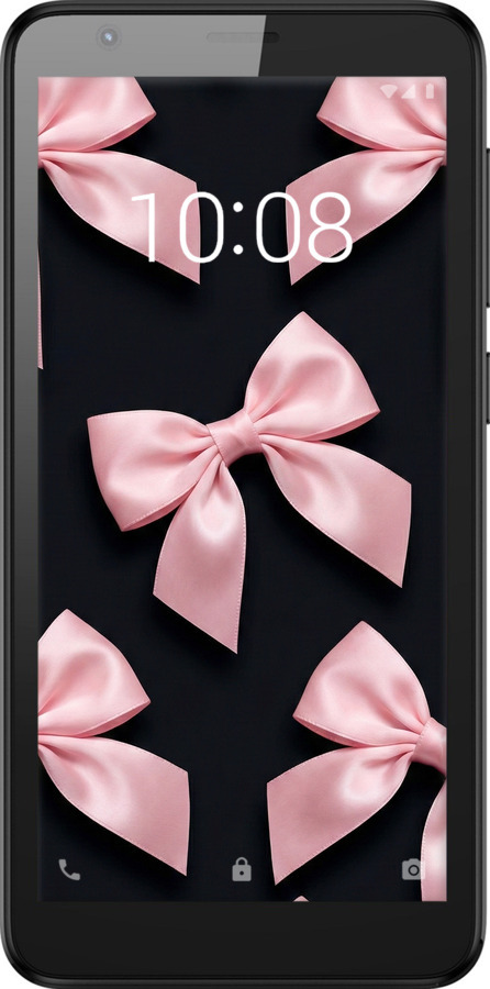 Силиконовый чехол Coquette Ribbons Dark Coquette для ZTE Blade L8 - 6767u-2448 изображение 