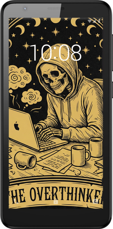 Силіконовий чехол The Overthinker для ZTE Blade L8 - 6774u-2448 изображение 