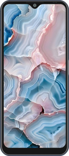 Силиконовый чехол Мрамор для ZTE Blade V2020 Smart - 6306u-2458 изображение 