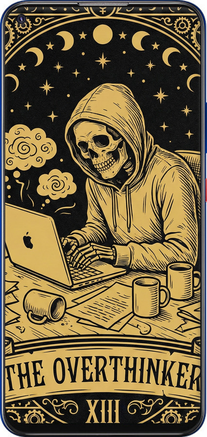 Силіконовий чехол The Overthinker для ZTE Blade V2020 - 6774u-2529 изображение 